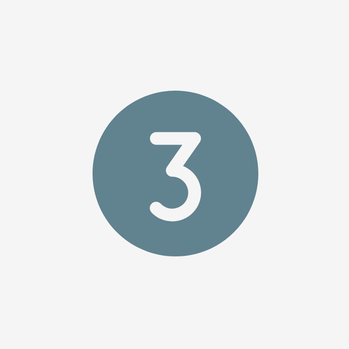 number 3 in circle