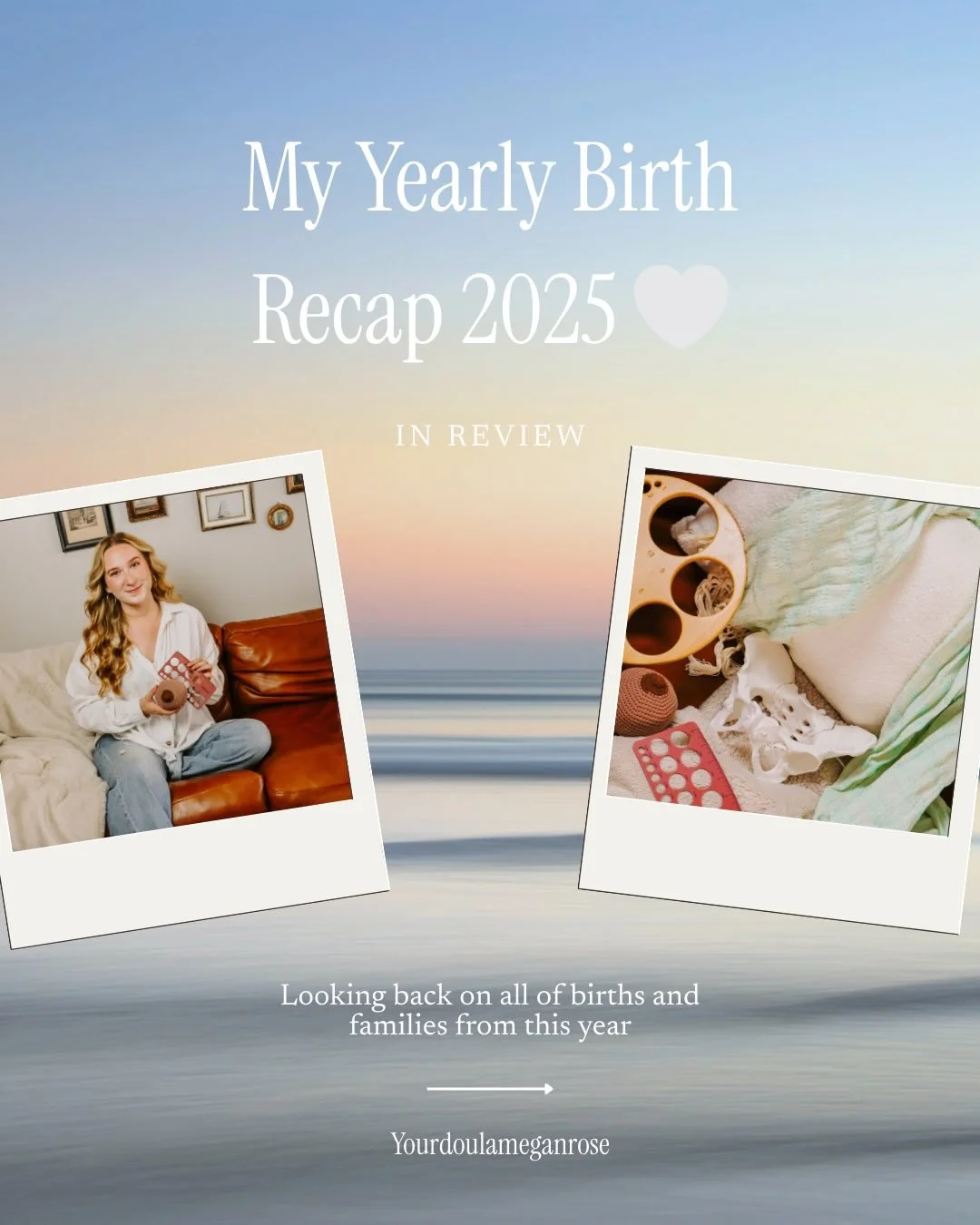 2025, you were a YEAR 🫶
&bull;
My first year in birth work brought long nights, fast babies, surprise twists, a whole lot of oxytocin, and more awe than I can put into words. 
&bull;
From twins and precipitous labors to slow, steady strength &mdash;