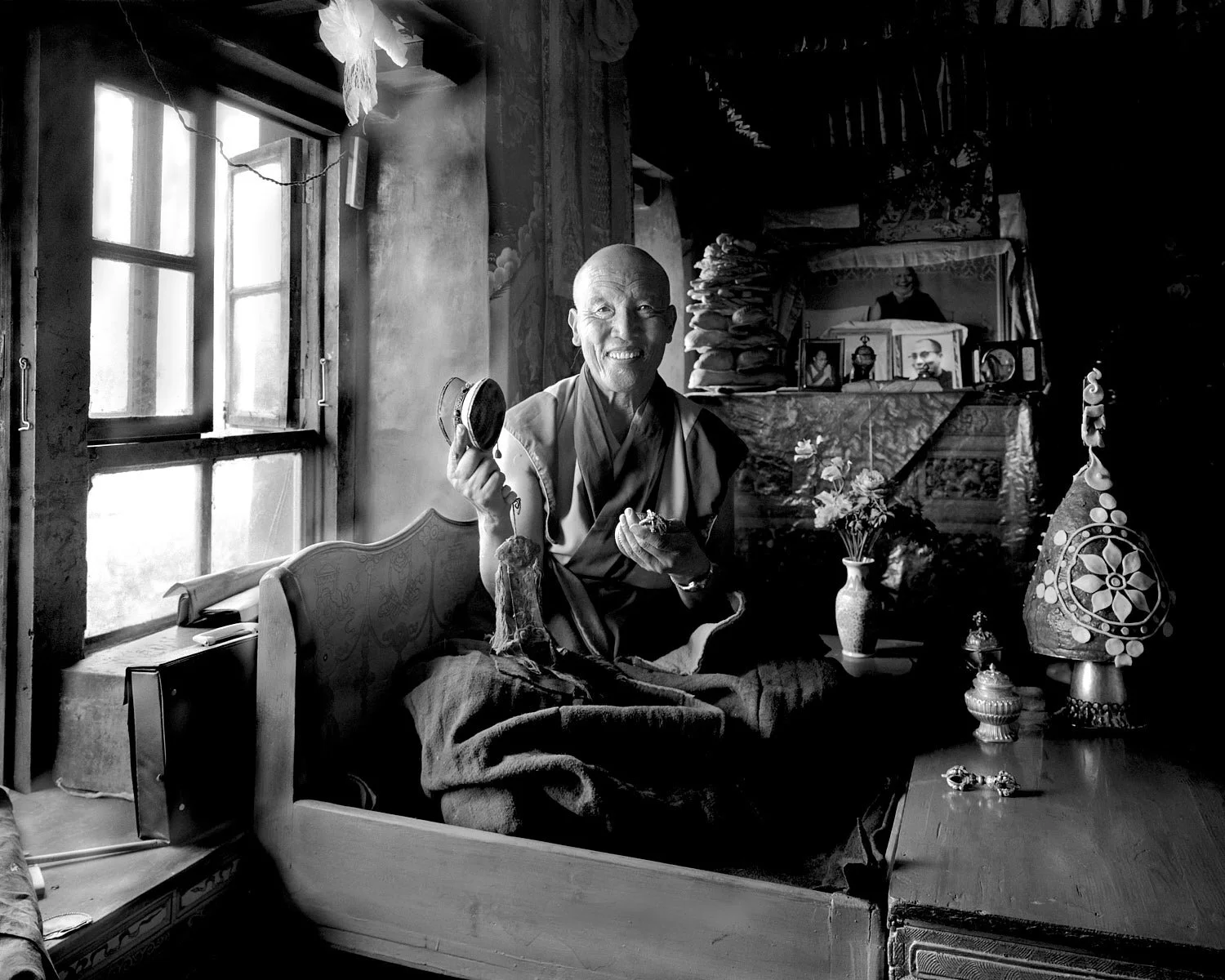 1986 Tibetan Monk - Thuptan Wangchuk, Lhasa