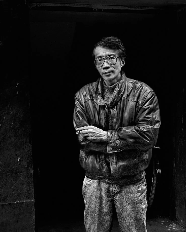 Composer and conductor Yangzi Dong in Shanghai, 1988.
