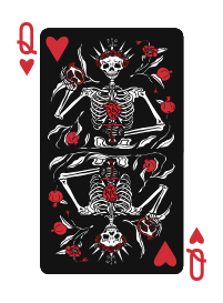 Queen of Hearts Poster (Signed and Numbered) 24"x36"