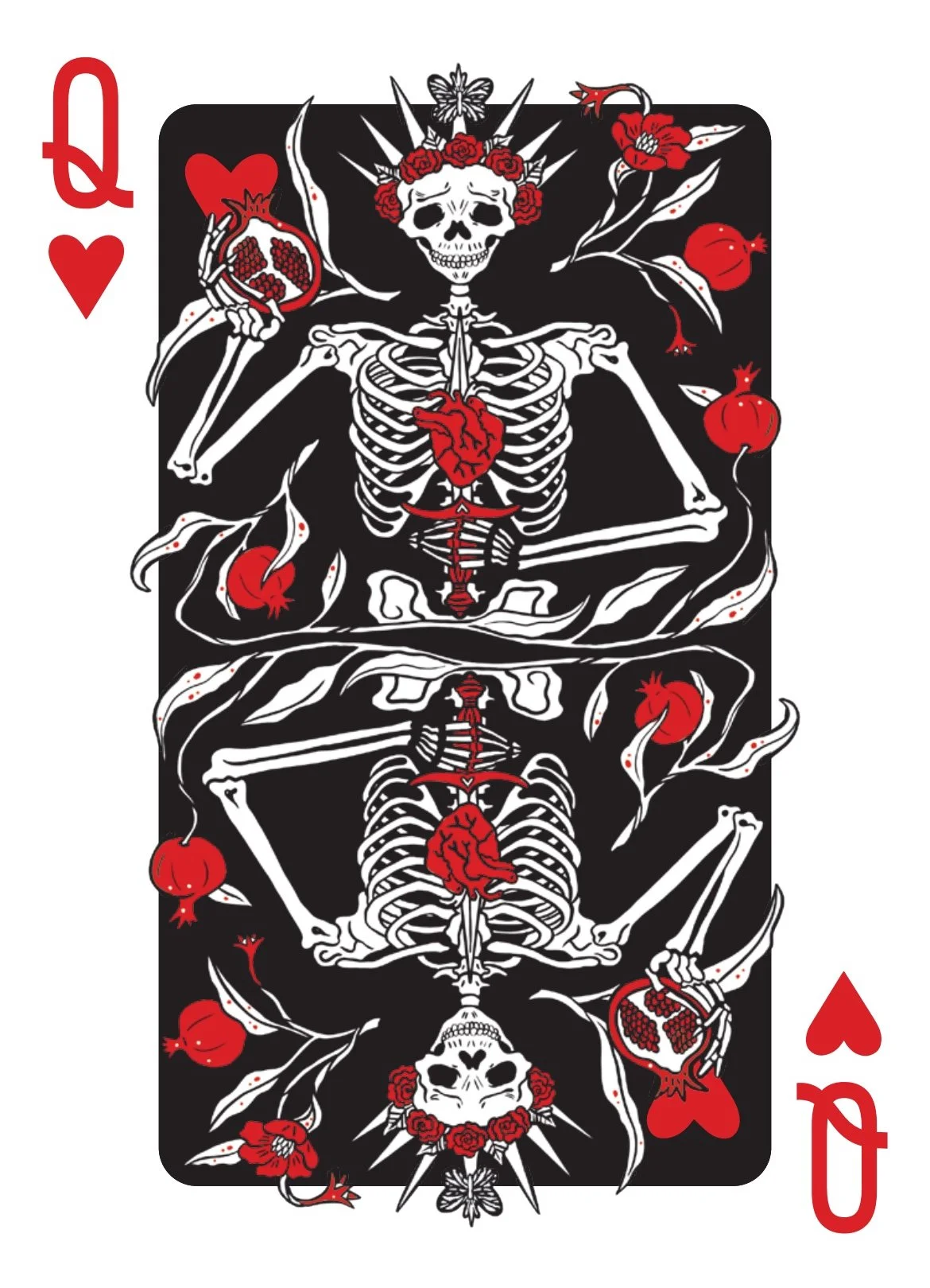 Queen of Hearts Poster (Signed and Numbered) 24"x36"