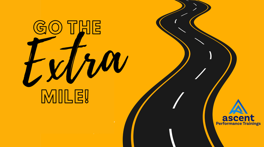 GOING THE EXTRA MILE