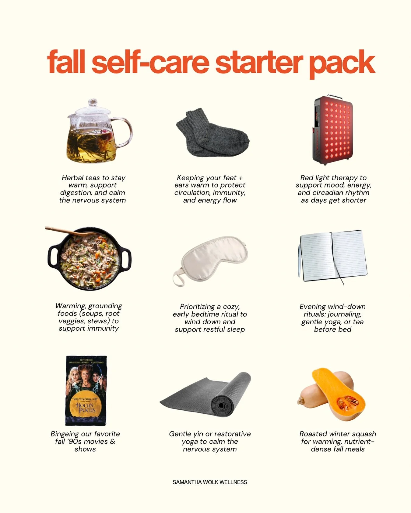 Fall is our reminder to slow things down, turn inward, and REST. 🍁

These simple and small shifts are what will set the tone for your overall health and make the biggest impact, long-term.

And it&rsquo;s exactly what we are focusing on in The Fall 