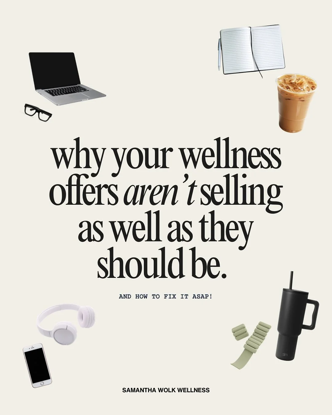 I have seen SOO many amazing, talented, knowledgable, qualified professionals in the wellness space try to sell their incredible offers, only to hear crickets when they launch it to the world. 🦗🦗🦗

99.9% of the time, it&rsquo;s not because your of