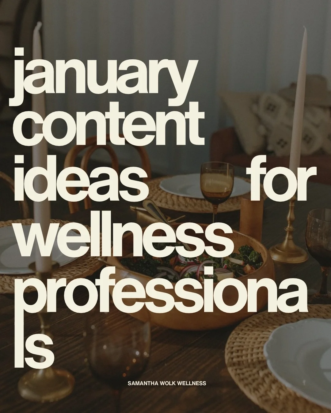 January always comes with a lot of pressure.

New goals. New routines. A lot of noise online telling you to do more, post more, be more.

And if you&rsquo;re a wellness professional, that pressure can feel even heavier. You&rsquo;re trying to show up