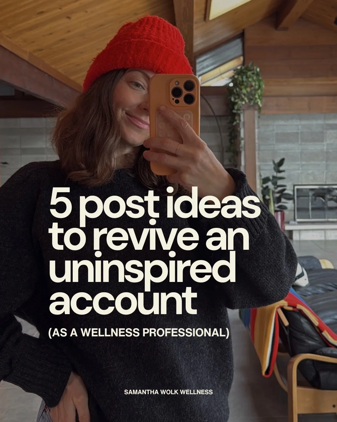 Be consistent,&rdquo; they say. But that can be reallyyyyy hard when you&rsquo;re feeling uninspired and have no clue what to post. 😵&zwj;💫

Even as a wellness professional with real knowledge and experience, there are seasons where showing up onli