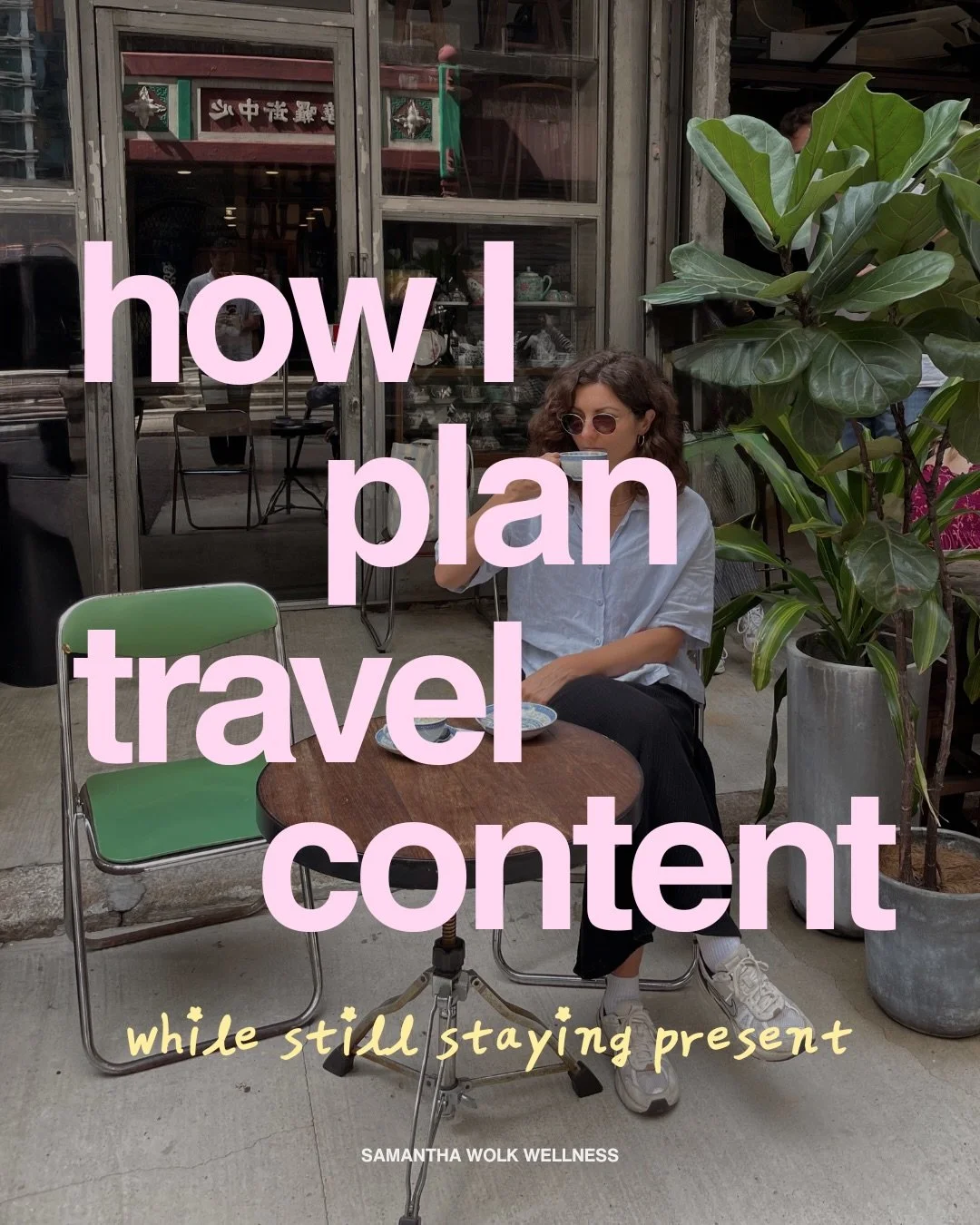 when you&rsquo;re a content creator, you learn quickly that there is a serious balance between staying present, while also getting the good shots. :) 

when I travel, I want to be as present as possible and off my phone as much as I can be, while als