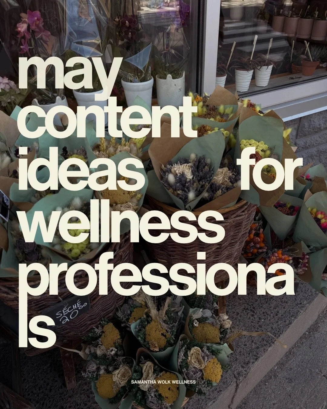 HAPPY MAY!! 🌷🌸☀️

that in between month where it&rsquo;s finally spring most places and almost summer&hellip;

here are some simple content ideas to help you show up this month without burning yourself out or overthinking every post. 🌞

and if you
