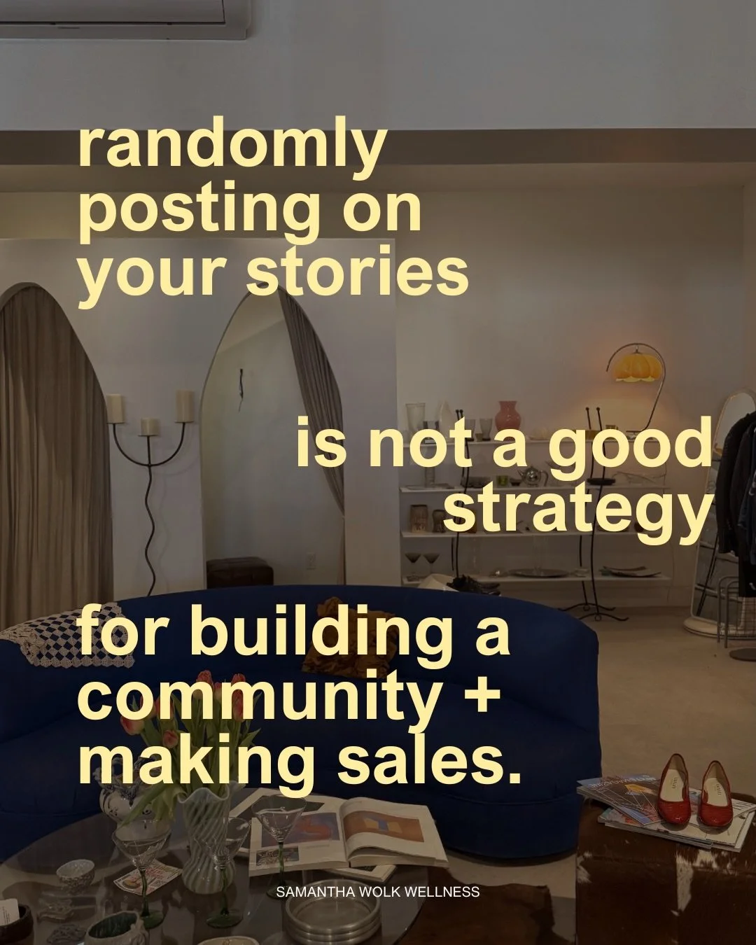 most people think stories are the easiest part of content creation because it&rsquo;s low effort and low-pressure.

and although this is true in a sense, i think a lot of wellness business owners are approaching stories way too casually and then wond