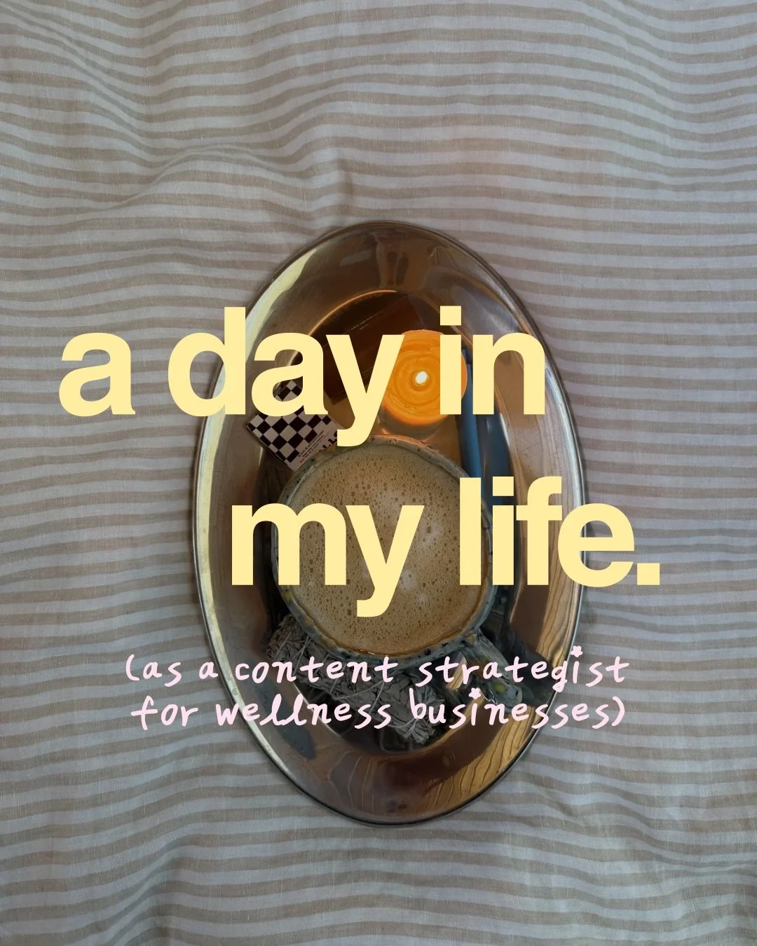 a typical day in the life as a self-employed wellness/marketing girl. not everyday is the same but i really enjoy them all because i love my job!!