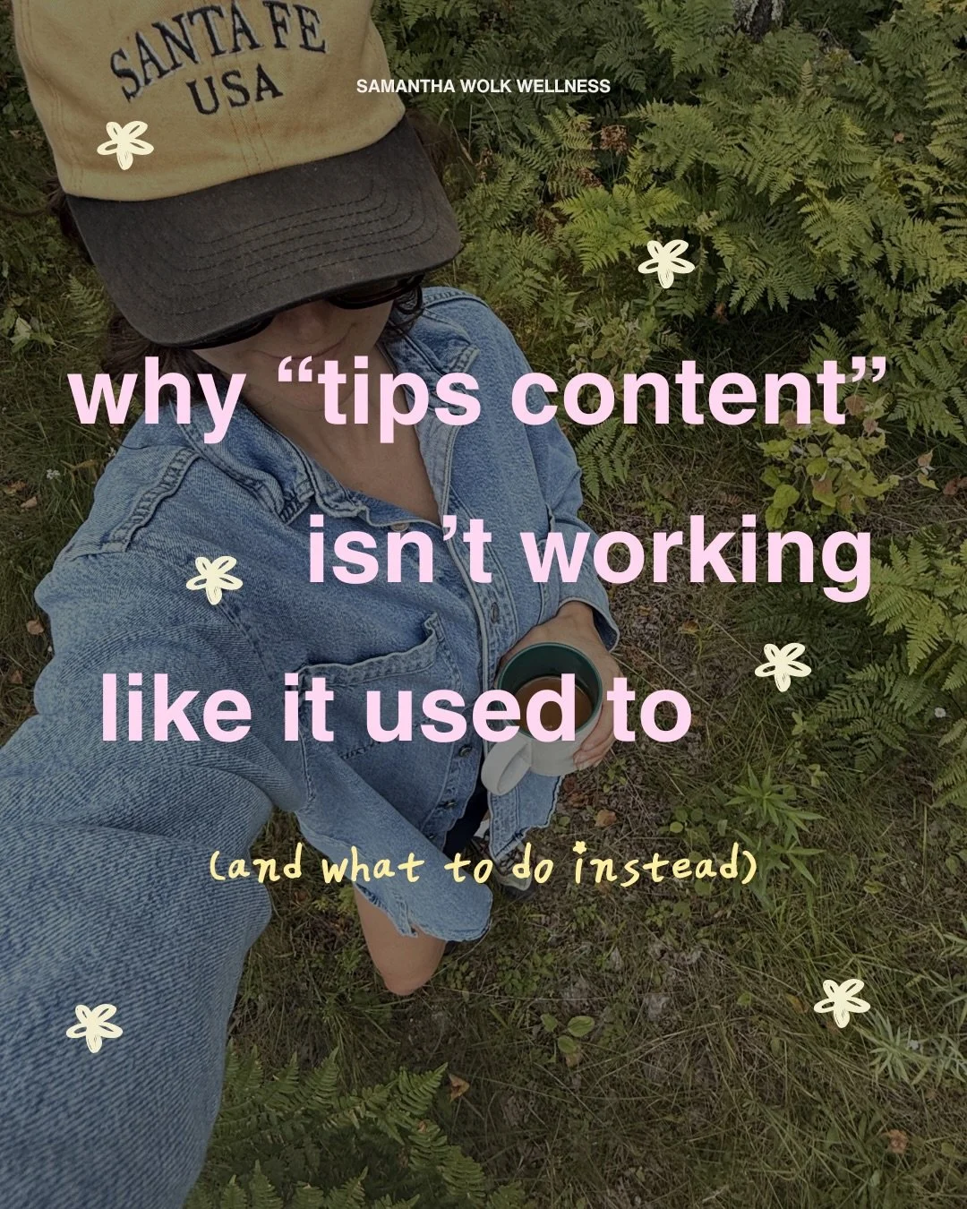 I&rsquo;m sorry but it has to be said&hellip;

your &ldquo;5 steps to heal your bloat&rdquo; content is not hitting like it used to. it&rsquo;s not grabbing my attention. and i might even quickly scroll away. 

tips content is okay if it&rsquo;s part