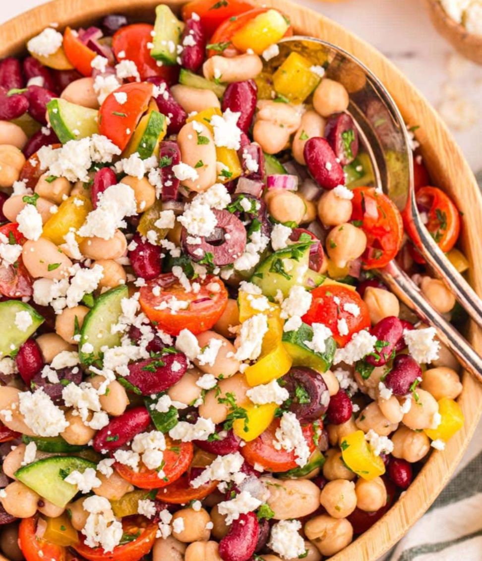 mediterranean bean salad