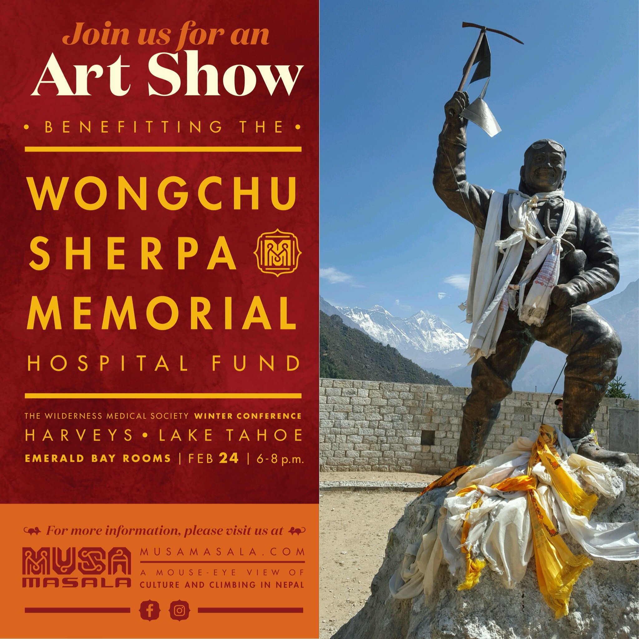 Art Show Benefitting the Wongchu Sherpa Memorial Hospital