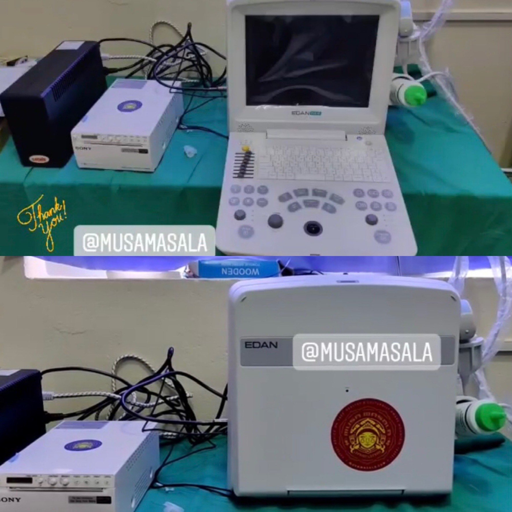 Ultrasound now at the Wongchhu Sherpa Memorial Hospital!