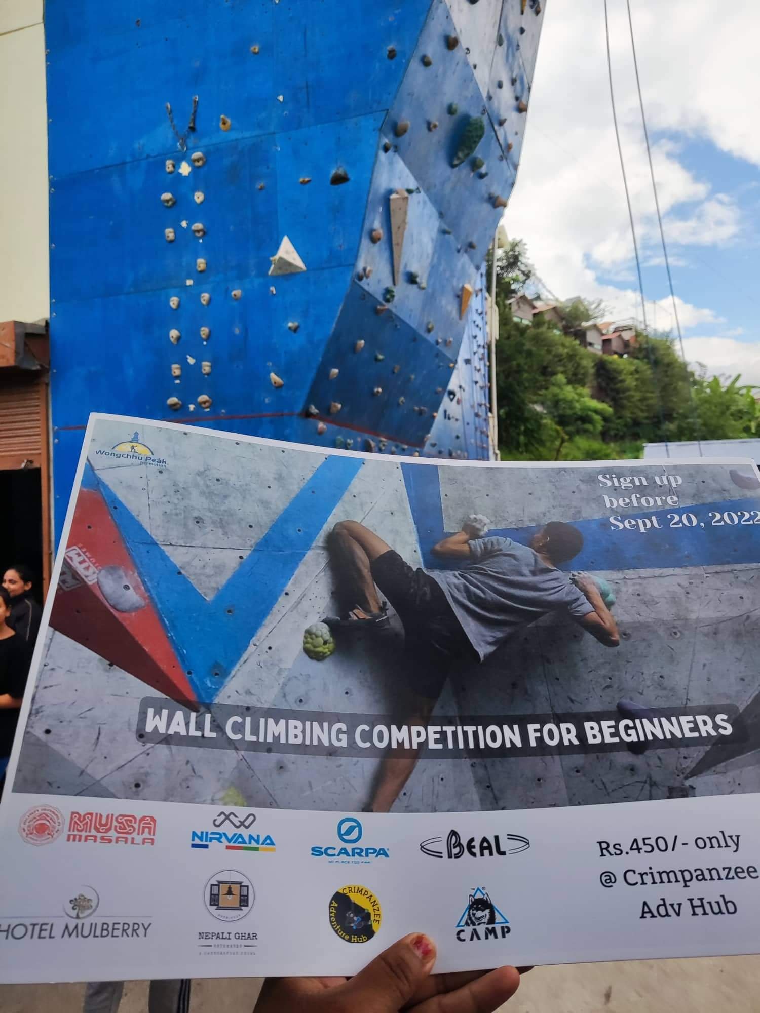 Beginners' Climbing Competition in Nepal!