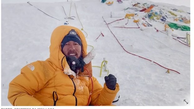 Lama Dai Walks to the Top of Everest!