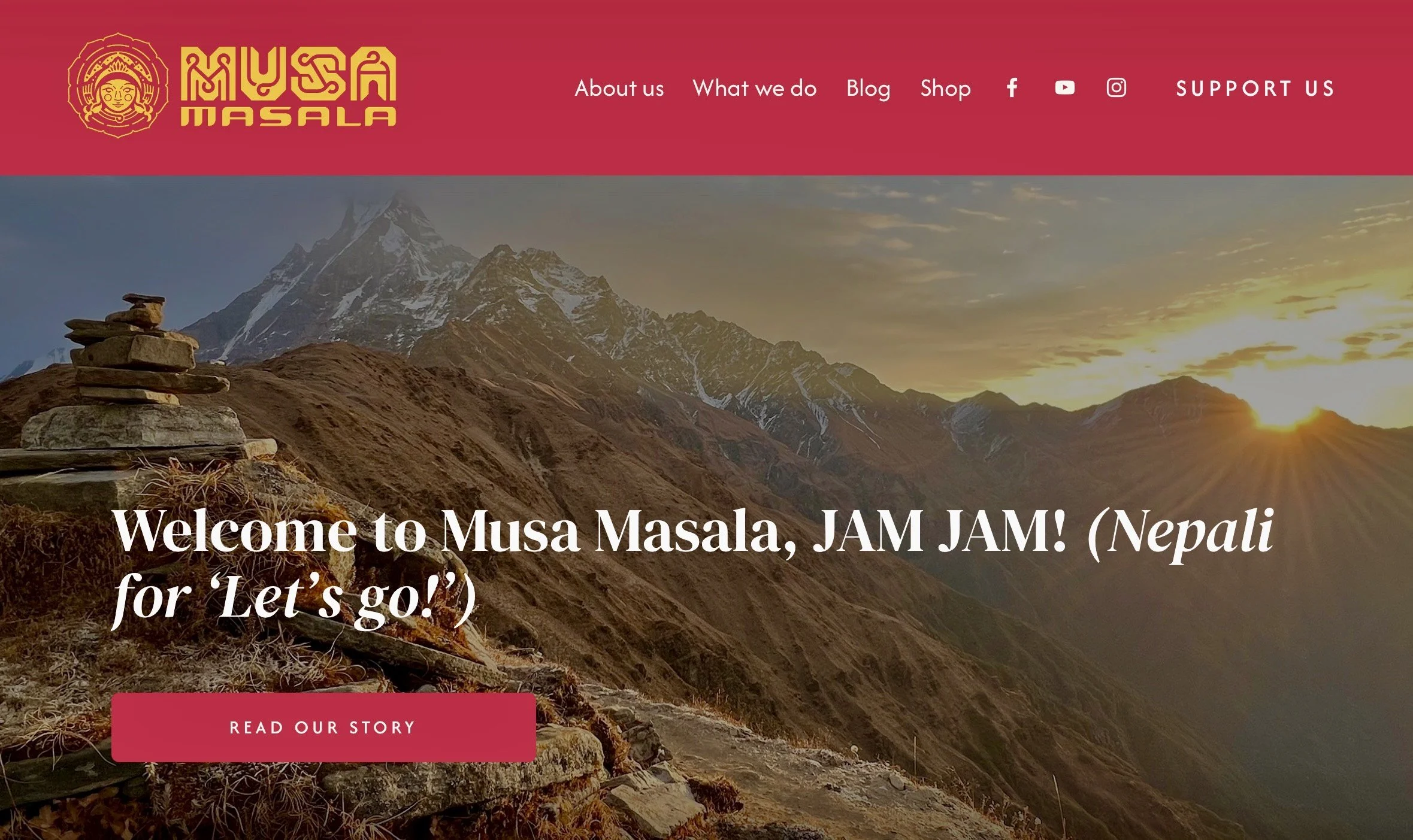 Our New Musa Masala Website!