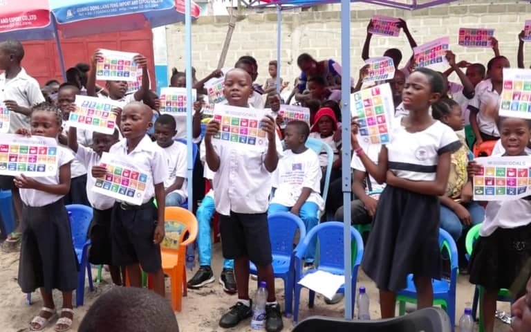Sustainable Development Goals training graduation at EP III Ngandayala School, Nsele, Kinshasa DRCongo