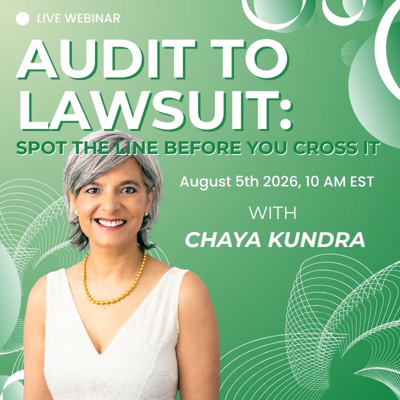 Audit to Lawsuit: Spot the Line Before You Cross It (Webinar Recording)