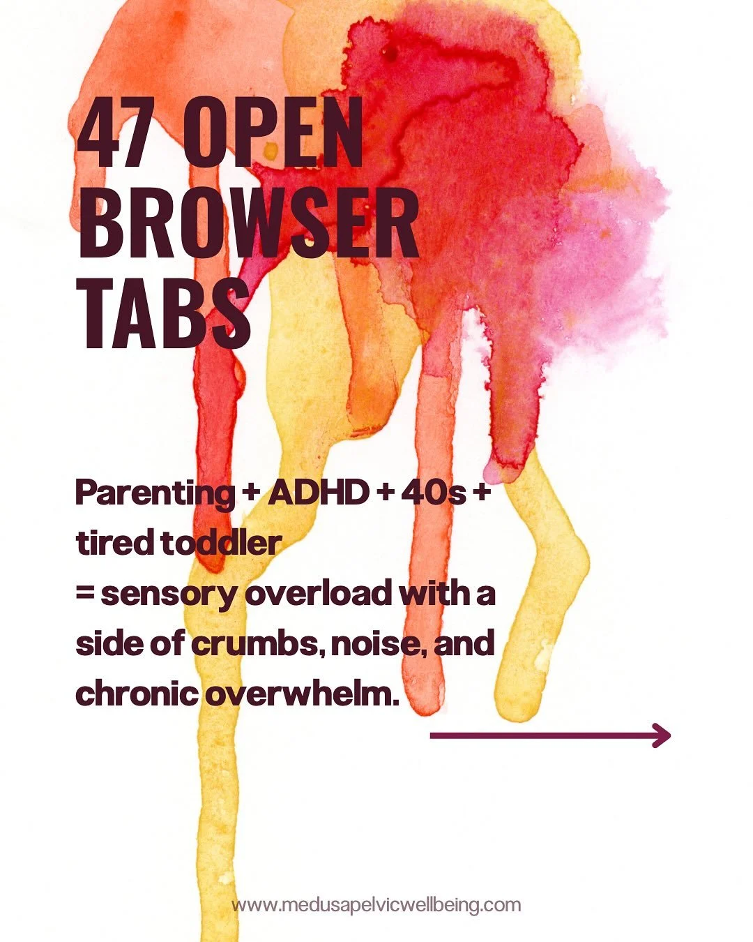 Parenting + ADHD + 40s + tired toddler (or multiple kids) isn&rsquo;t just &ldquo;busy&rdquo;, it&rsquo;s a full-on neurological and physical stress test.

1️⃣ Executive Function Overload: ADHD affects planning, working memory, and task switching. Pa