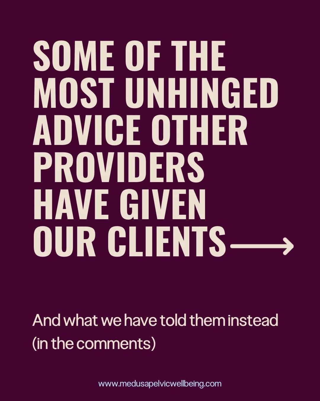 The wildest part about what people are told? It completely misses the human in front of them, and the life they have to return to.

Before we touch a single muscle? We validate.
We hold space for the shame, confusion, and exhaustion people carry. Tha