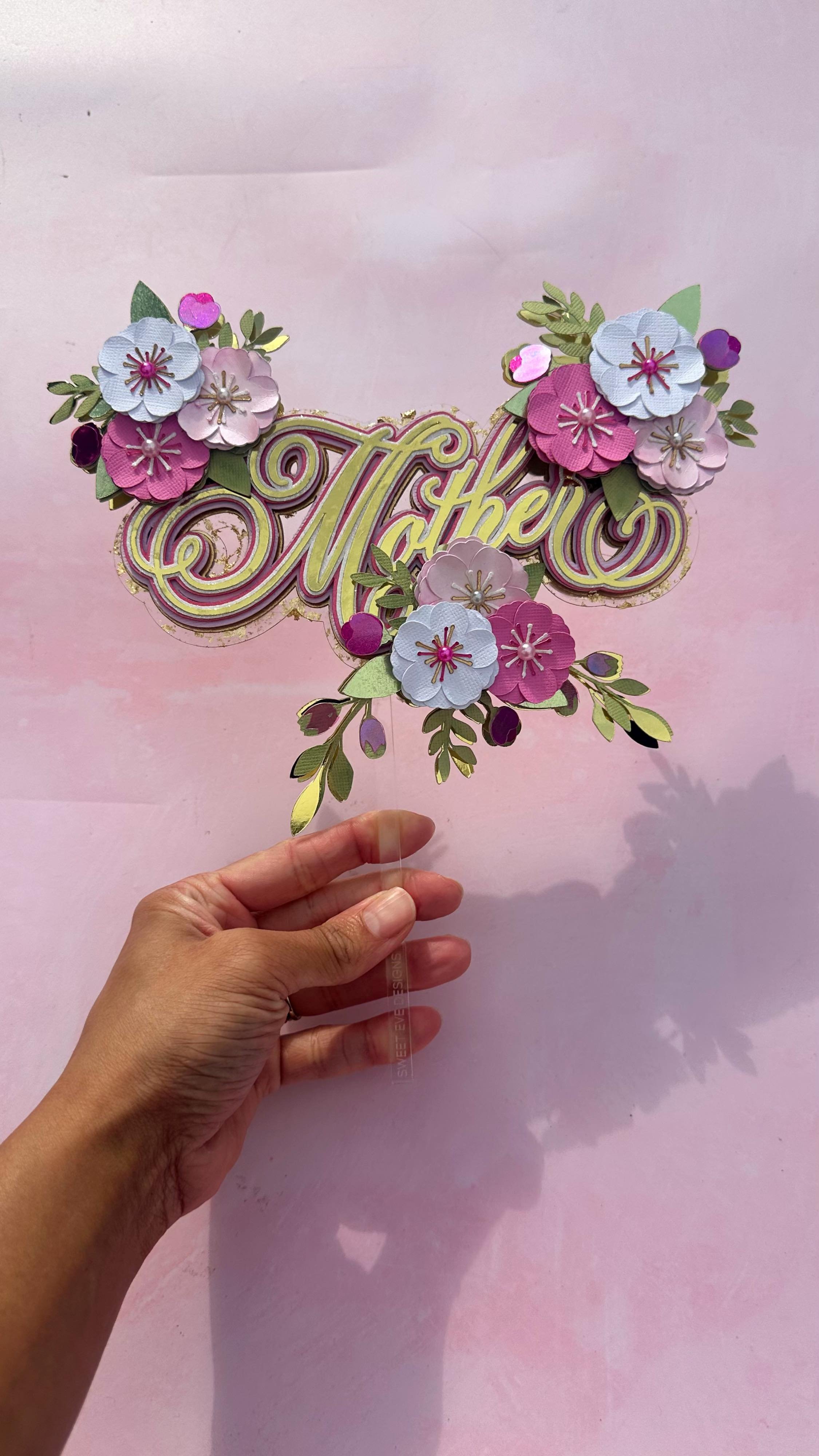 Mother's Day Floral Cake Topper πΈ
You can find this design linked on my Cricut Design Space Profile π
Happy Mother's Day to all and thinking of those who may find today difficult π«Άπ½
#sweetevedesigns #cricut #cricutuk #paperflowers #mothersdayc