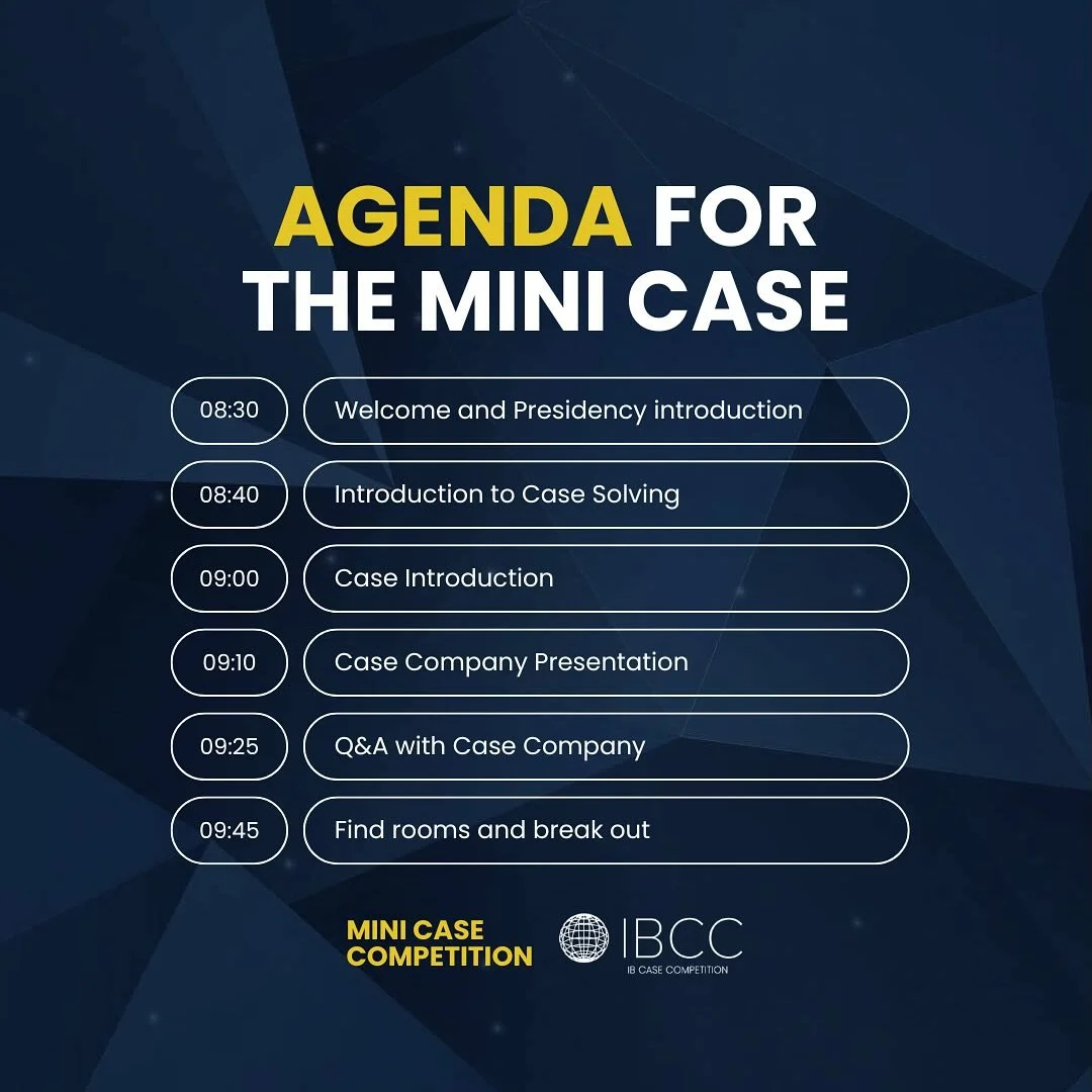 🗓️ The agenda is here!

From the case reveal to the final presentations and of course the afterparty, we&rsquo;ve got an unforgettable experience lined up for you. 🌟🌟

Sign up now via the link in our bio!
