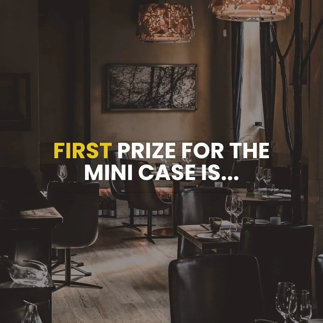 Mini Case Champions, this one&rsquo;s for you!✨ 

Crush the final round and you could be celebrating with an unforgettable dinner at Formel B; a Michelin-starred experience waiting at the finish line. 🌟🍽️

Bring your best, think boldly, and let the
