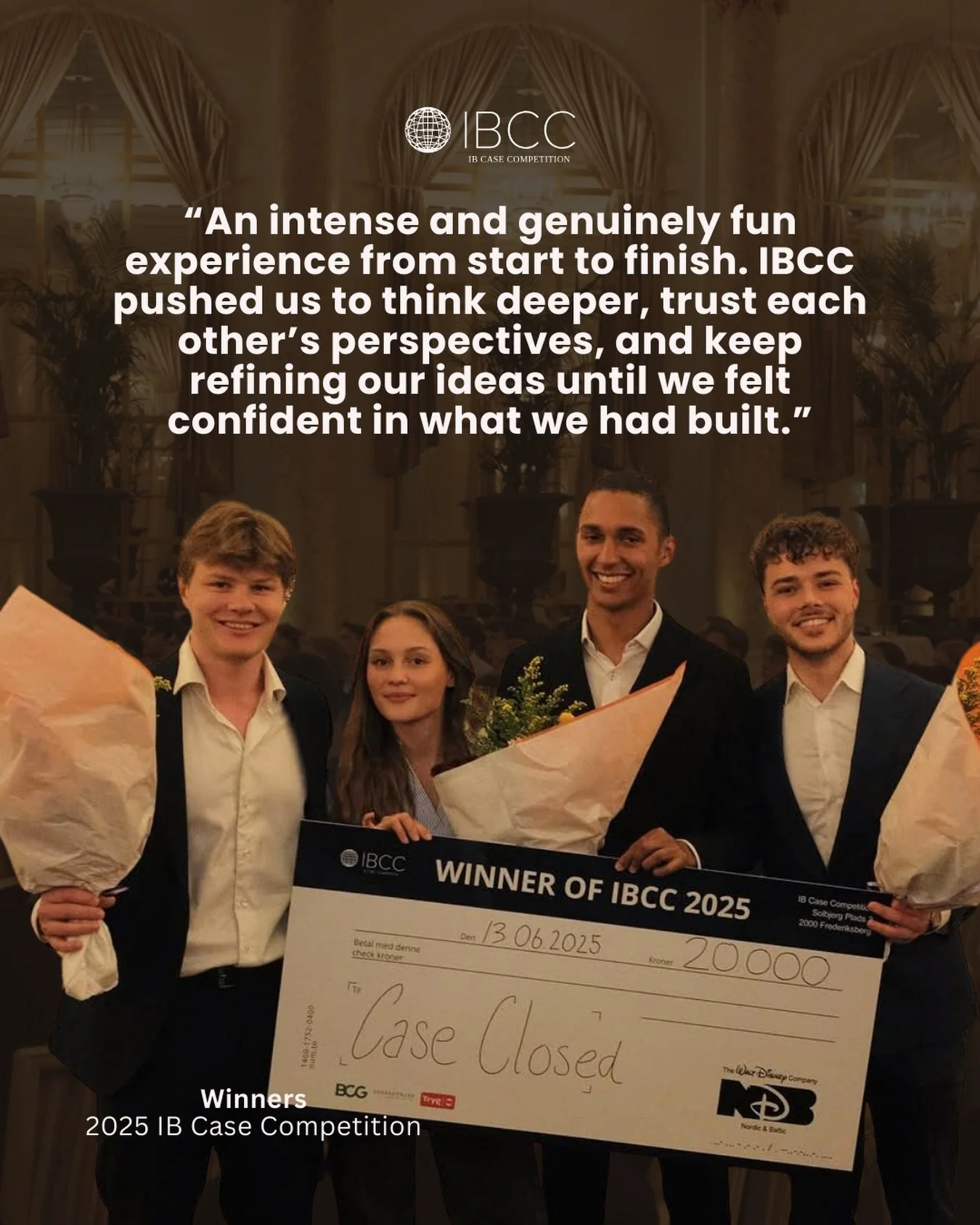 Did you know that last year&rsquo;s winners were 1st-year IB students? 🤔

Sign up now for IBCC 2026 through the link in bio 🔗