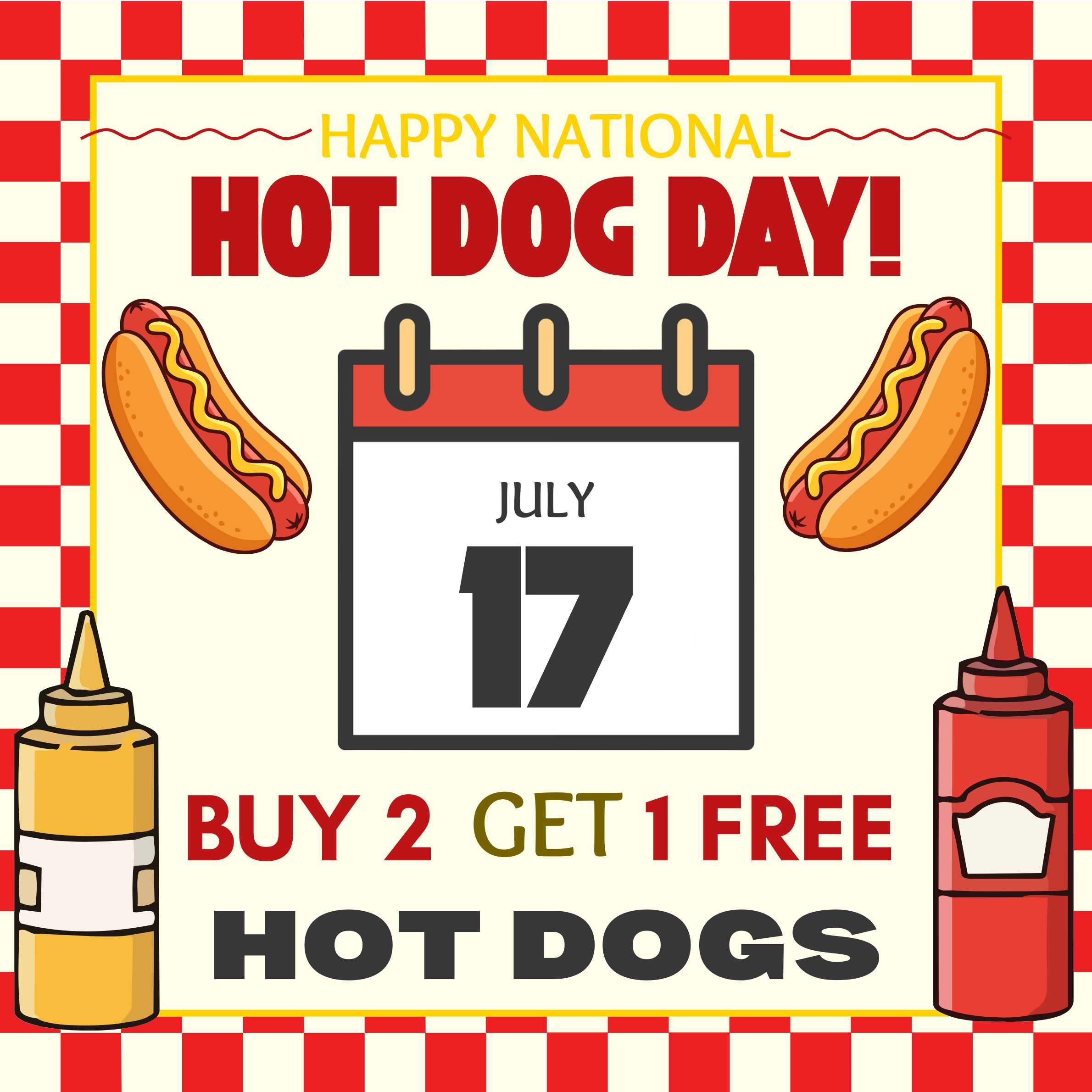 National Hot Dog Day!
