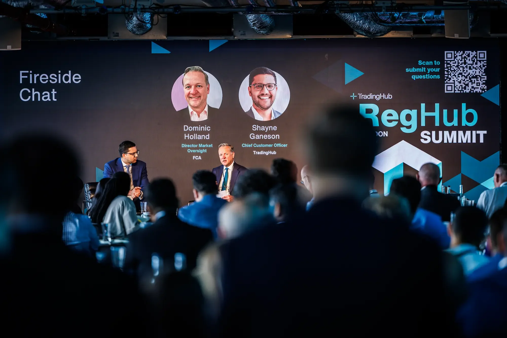 RegHub Summit fireside chat with finance industry speakers