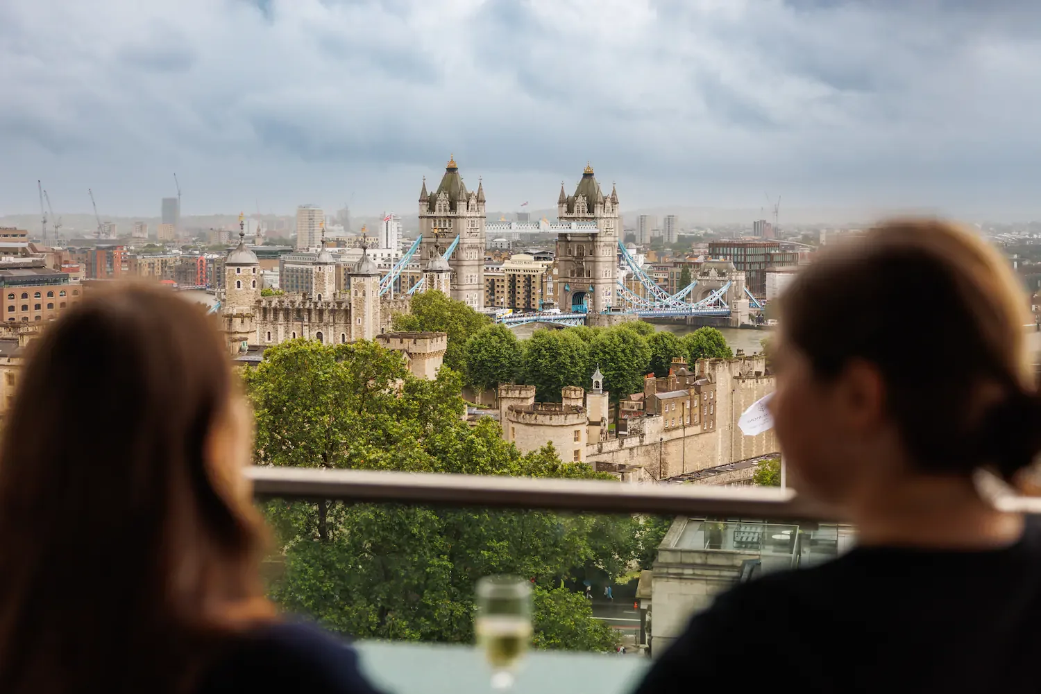 View from the Four Seasons London Trinity Square during a corporate reception