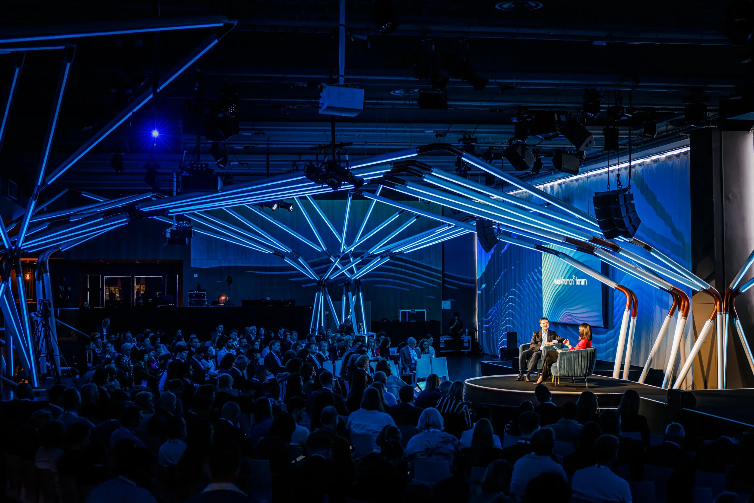 Workhuman fireside chat during global summit