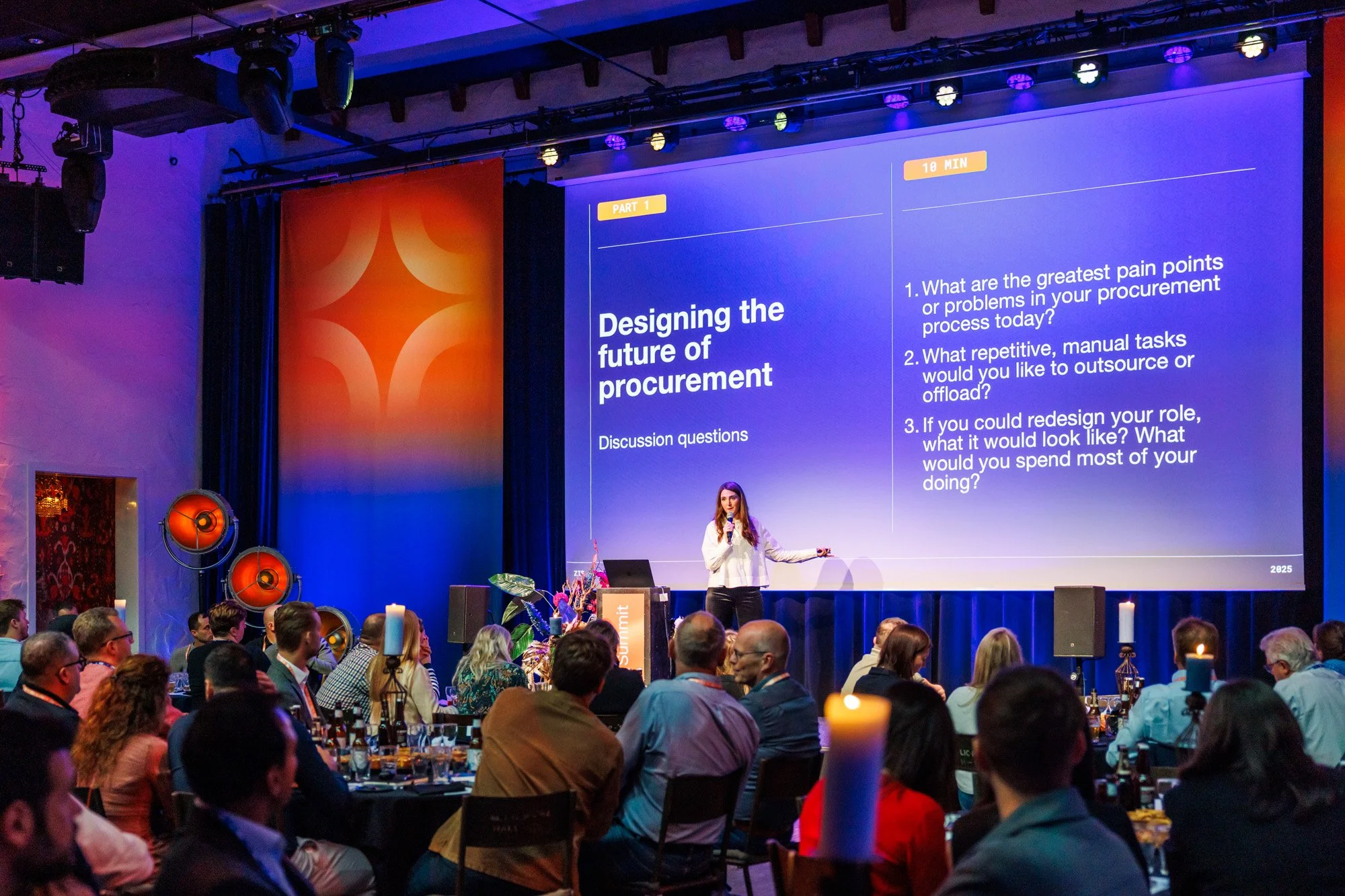 Speaker during industry summit in Amsterdam