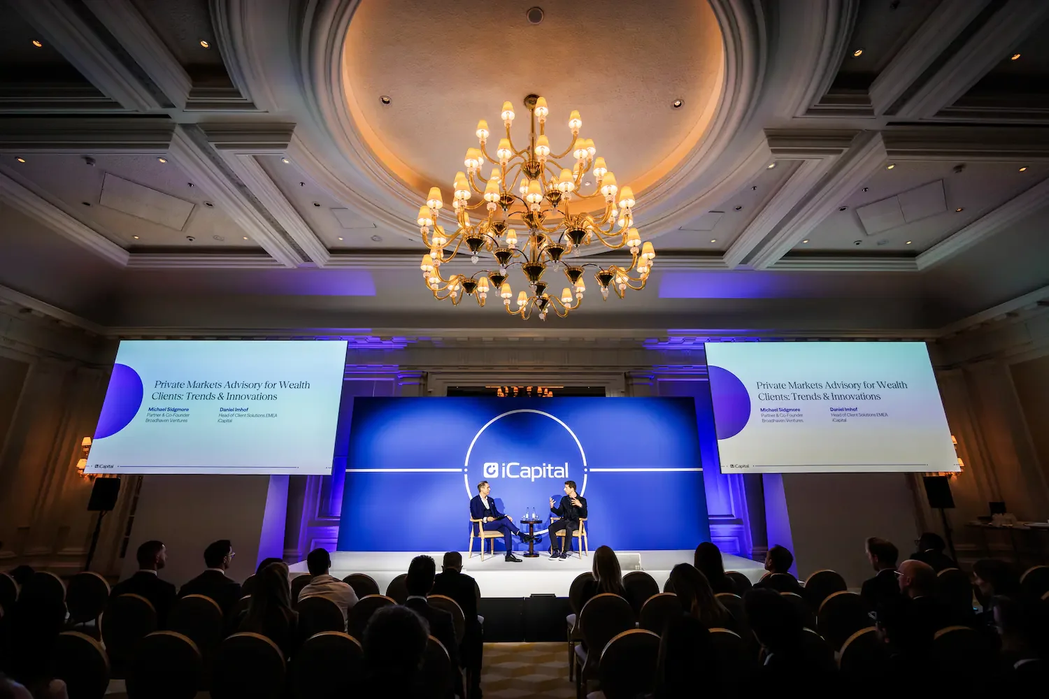 iCapital conference panel at Raffles London