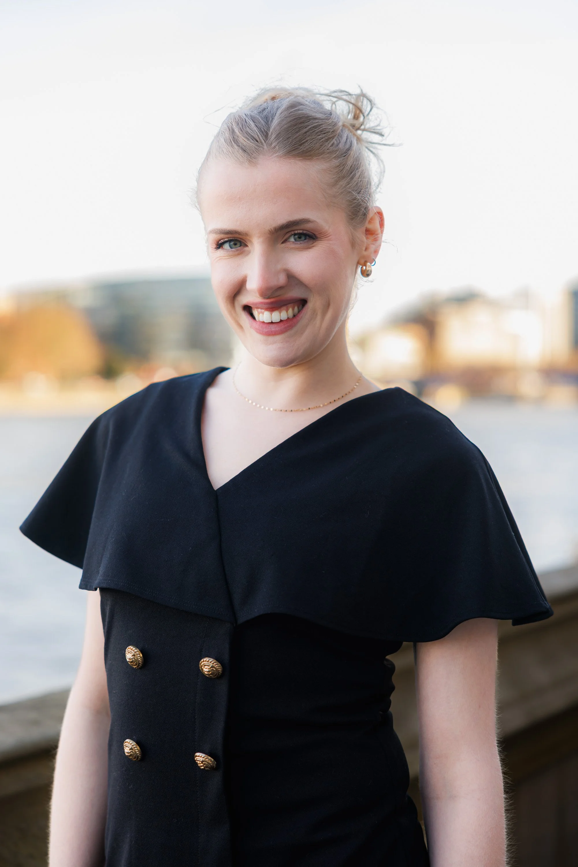 Natural light corporate headshot