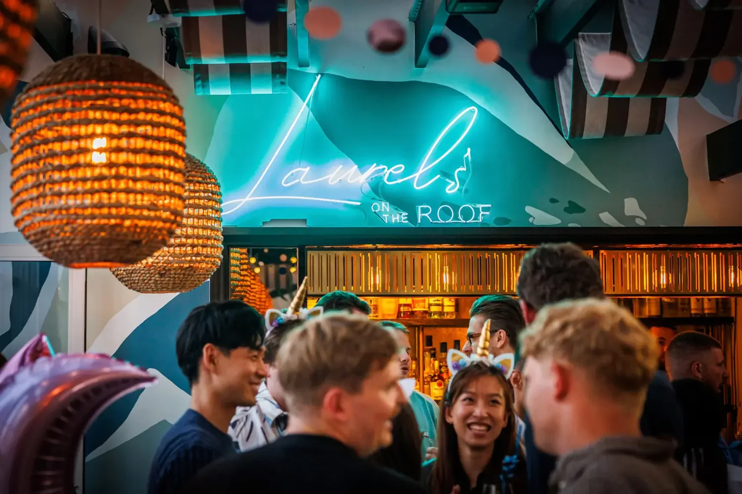Rooftop corporate summer party in Central London