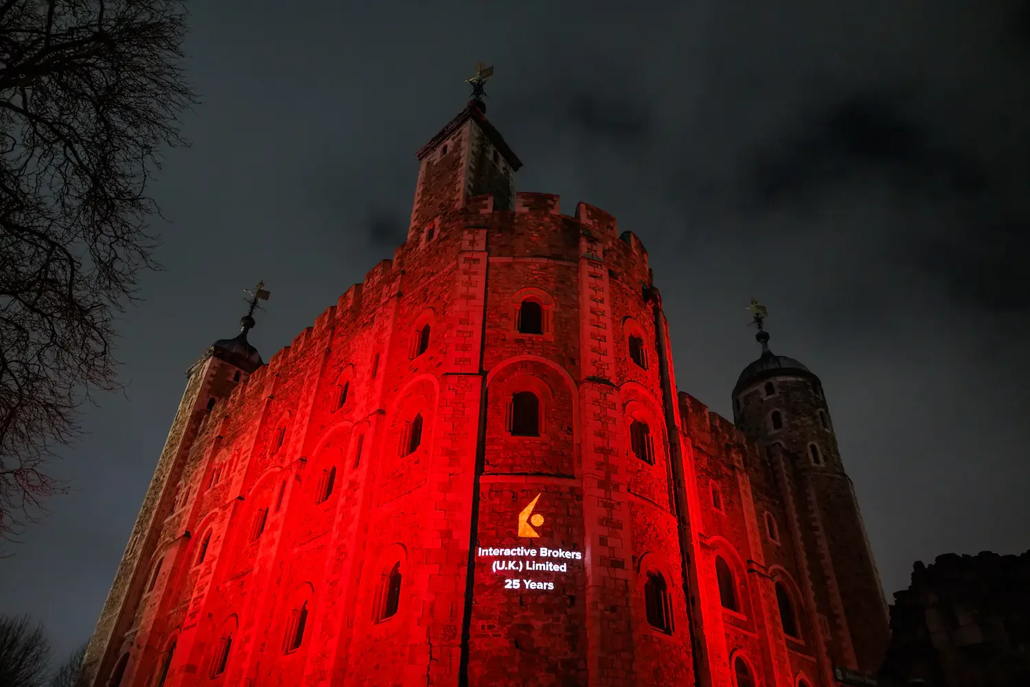 Corporate event branding at the Tower of London