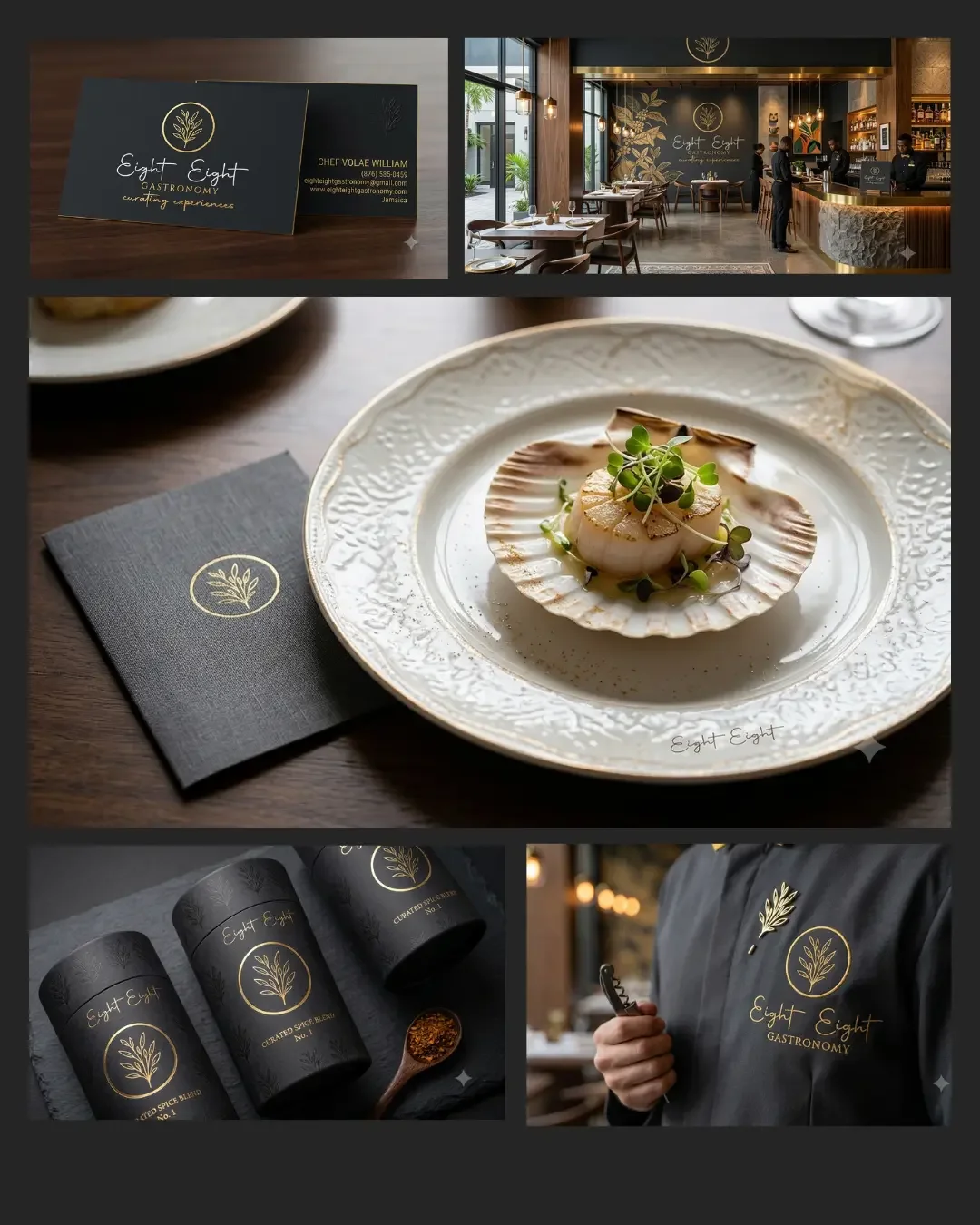Branding for private chefs and catering services