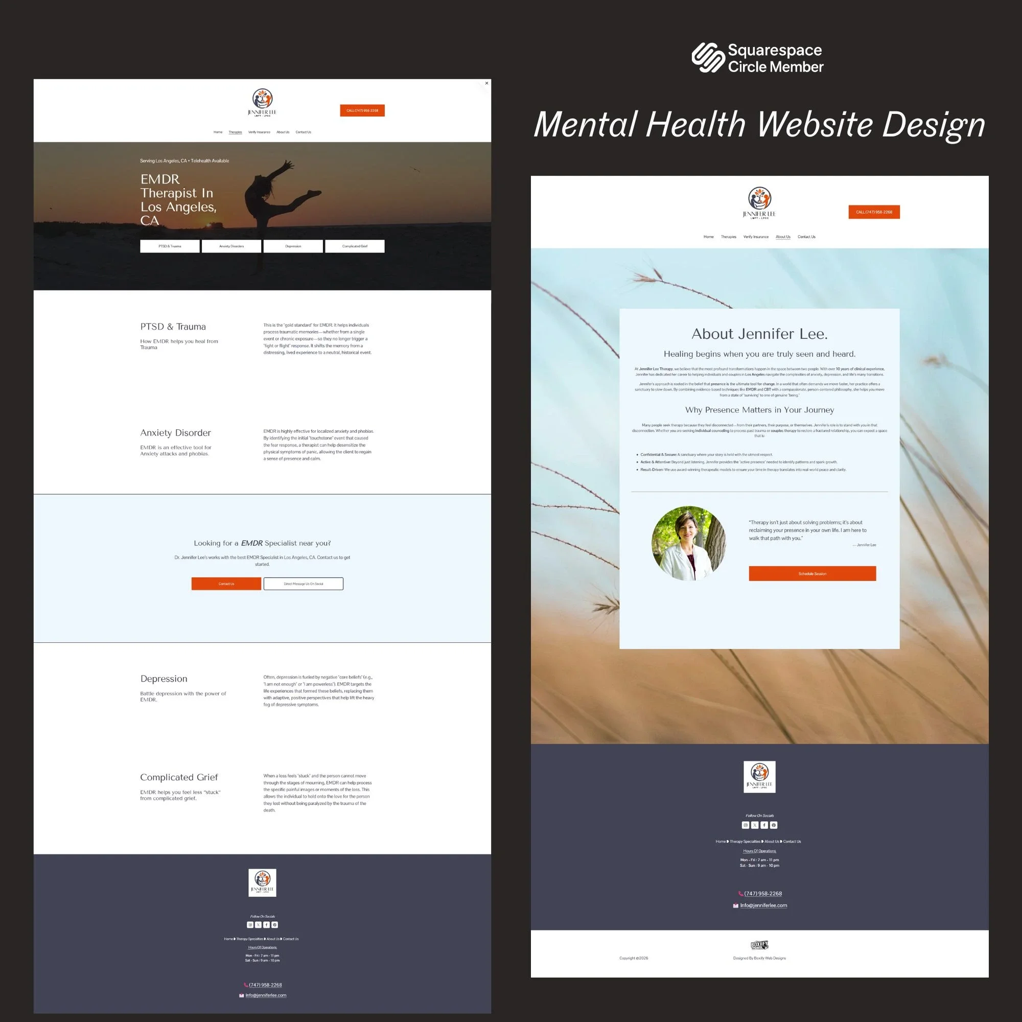Jennifer Lee Mental health website designer in San Pedro, CA