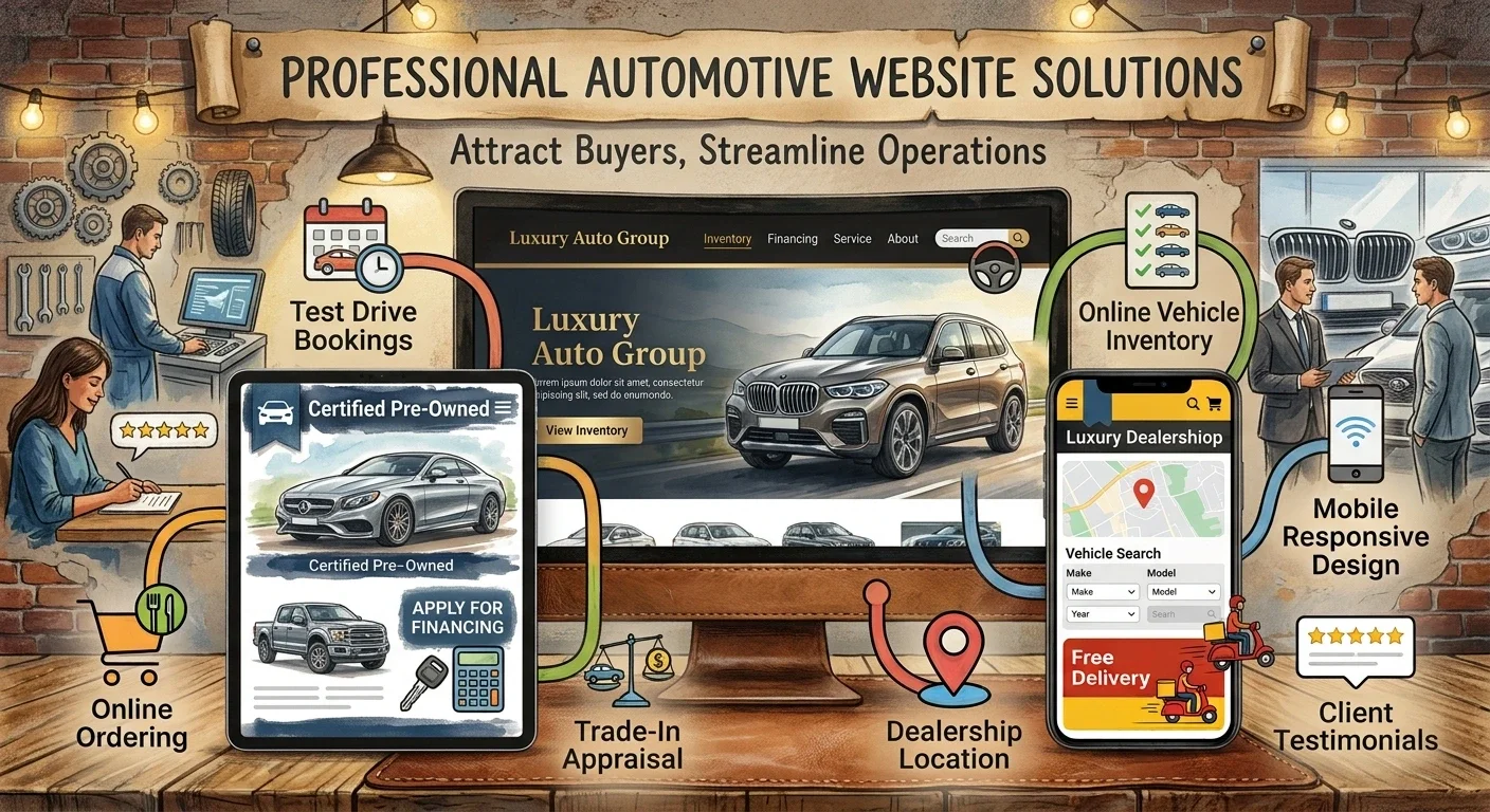 Auto Repair Shop website Design in Virginia