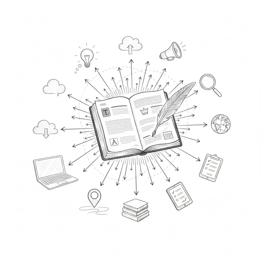 Content creation for website design