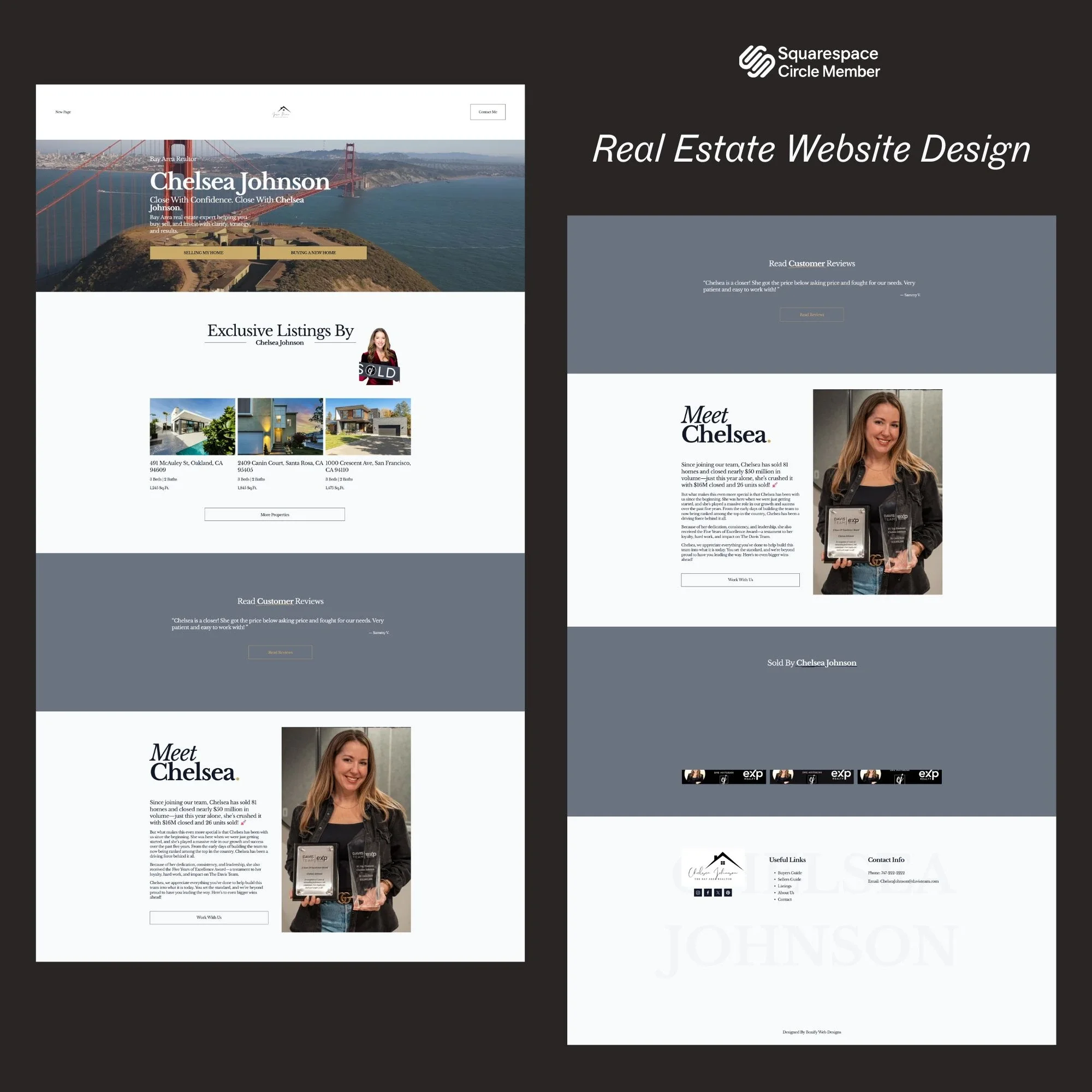 Squarespace Realtor Website Designer