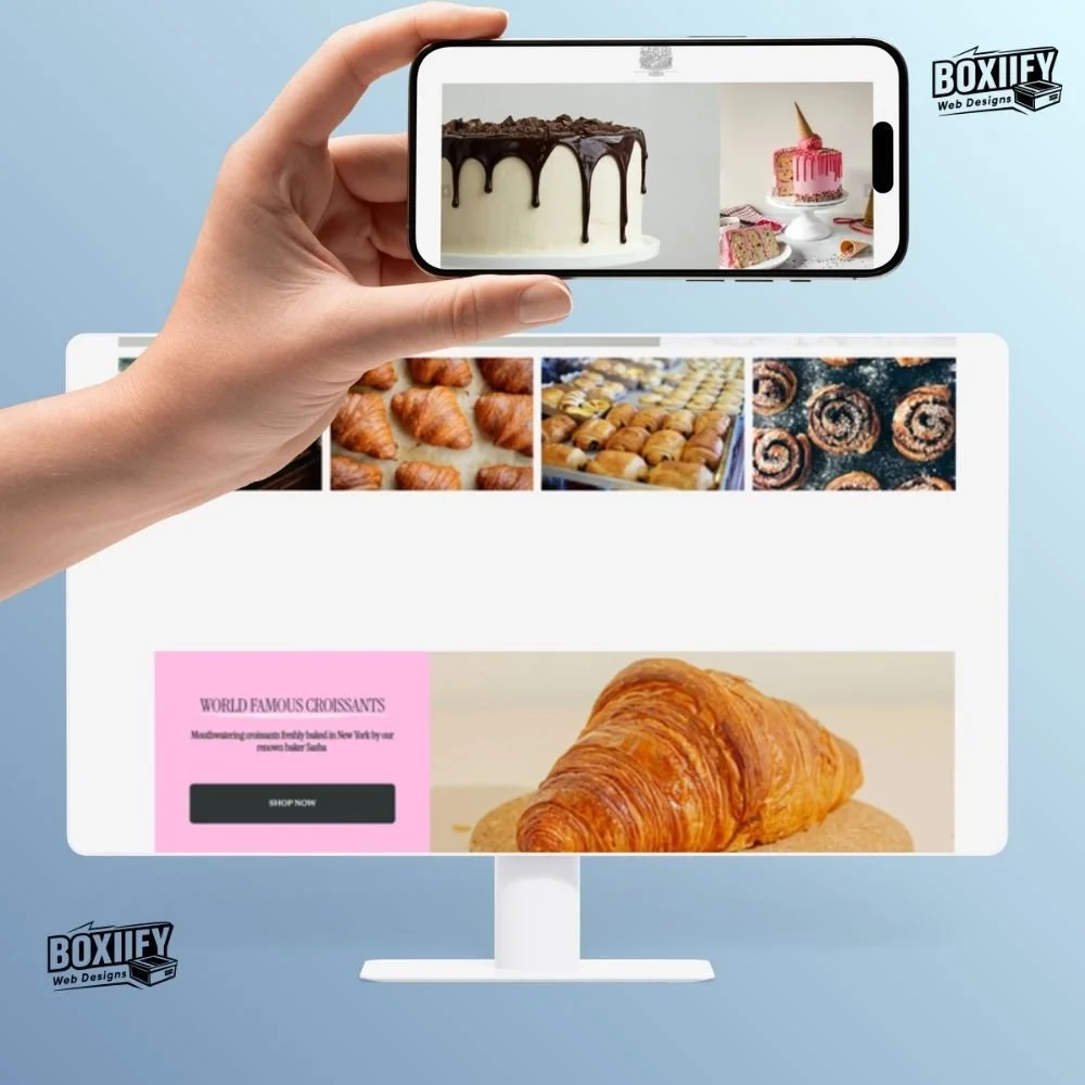 Bakery Website Design - Boxify Web Design Portfolio