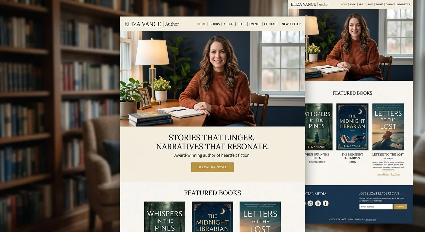 hiring specialized author web designers compared to author platforms
