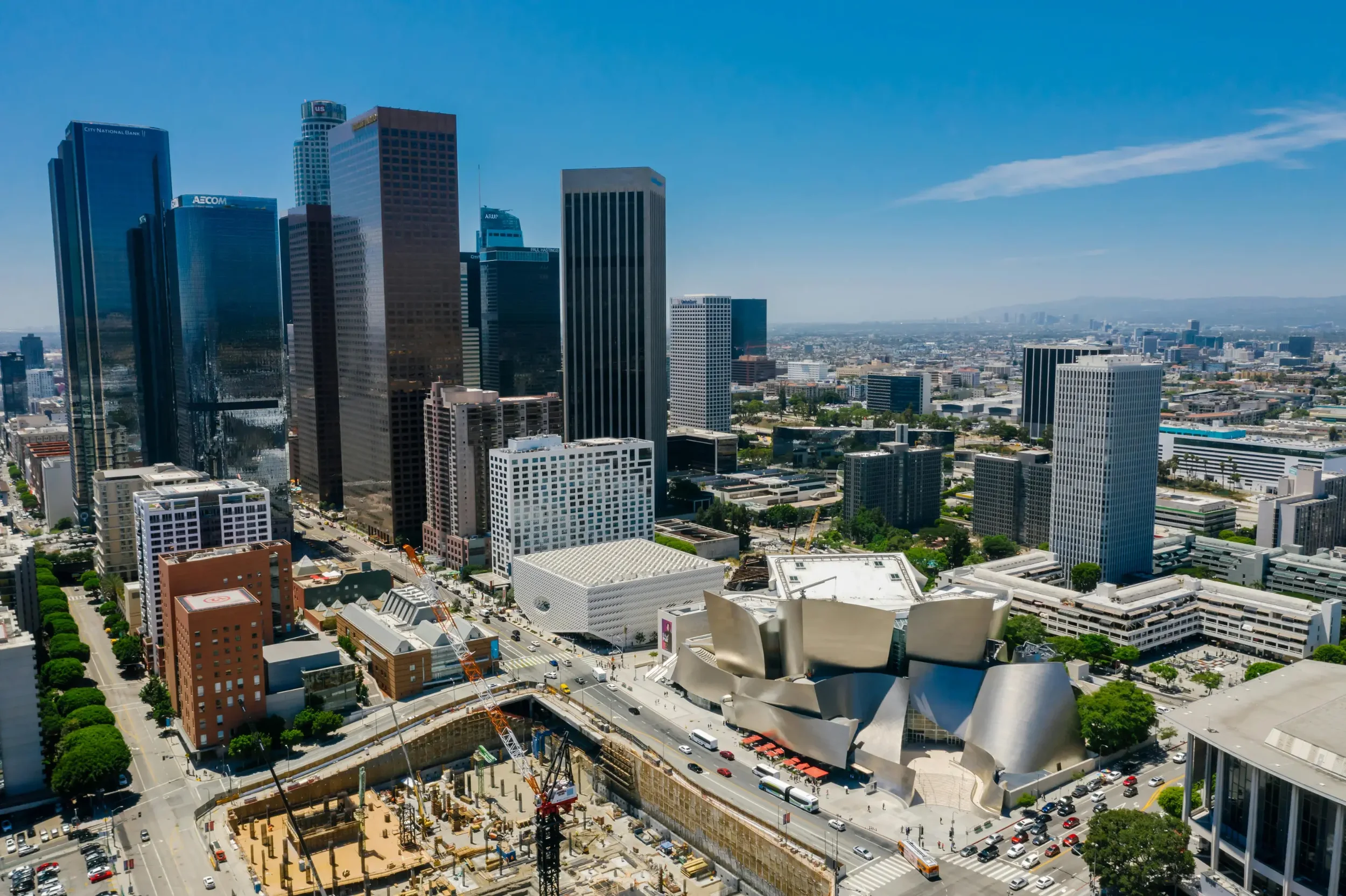 Los Angeles city horizon representing squarespace website designer boxify web designs.