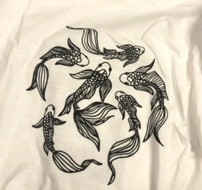 Koi Fish Design - Screen Printing