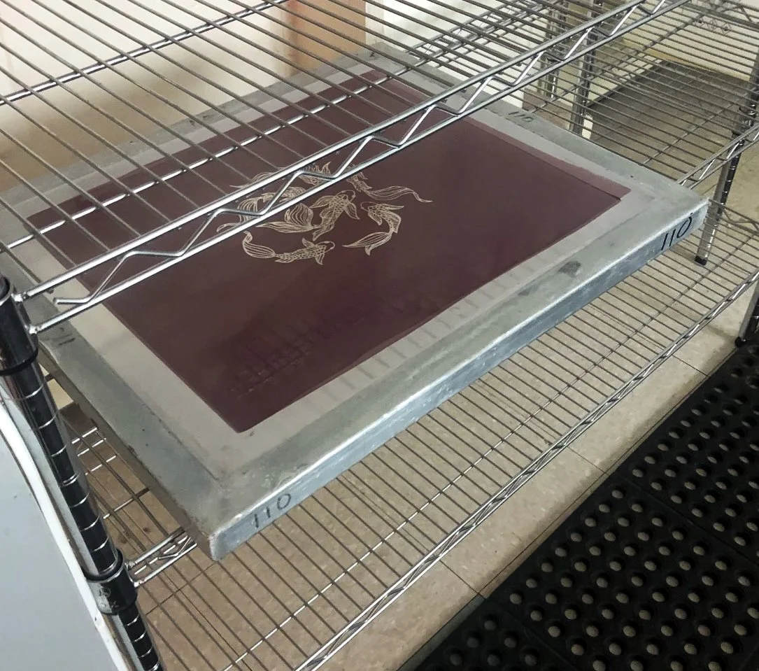 Screen Printing - Preparing Screen & Making Design