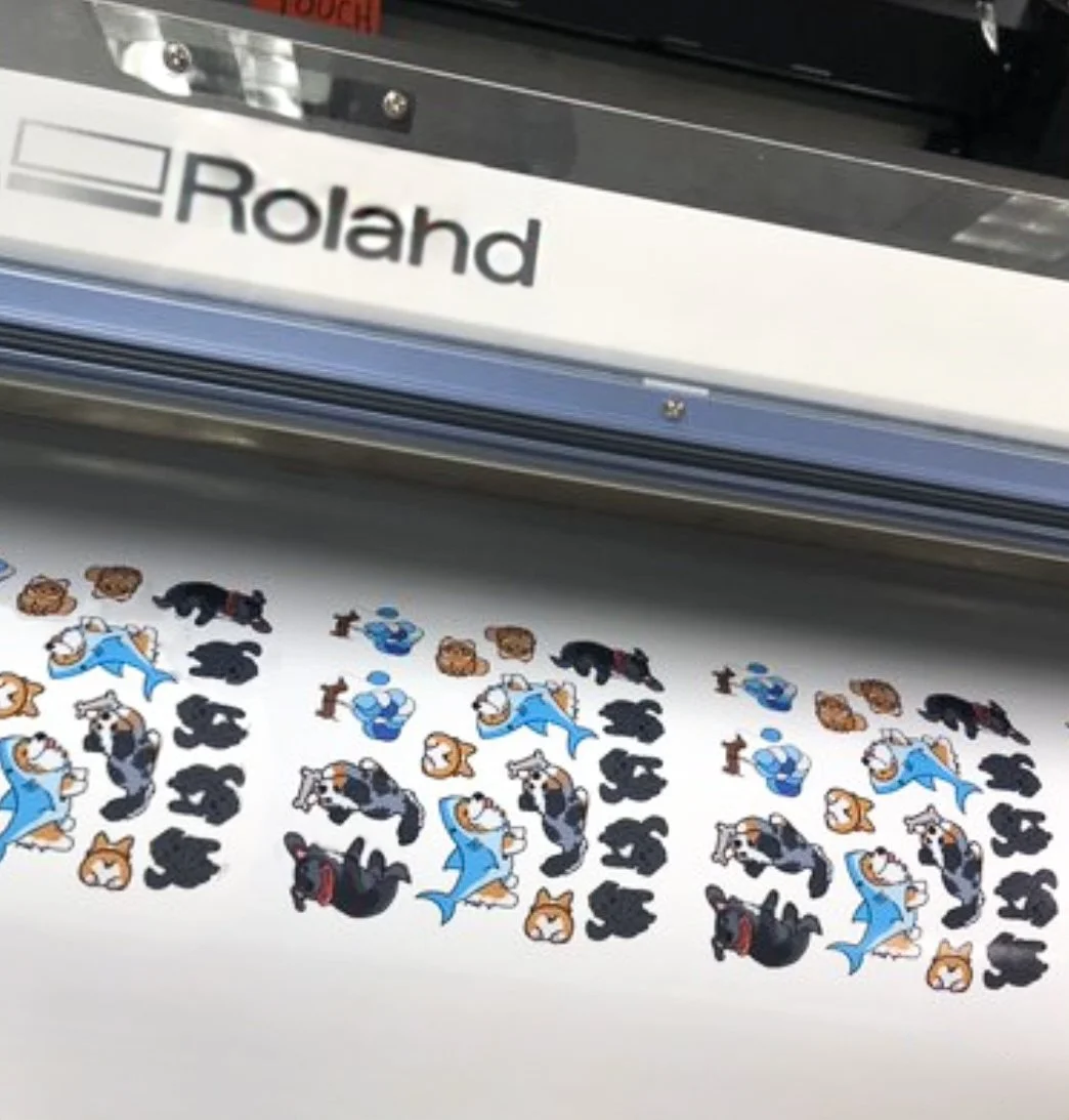 Sticker Designs + Printing + Processing